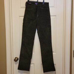 NYDJ Marilyn Corduroy Pants - Dark Brown - Size 6